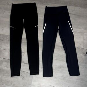 2/$99 Lululemon Black Leggings & Navy leggings